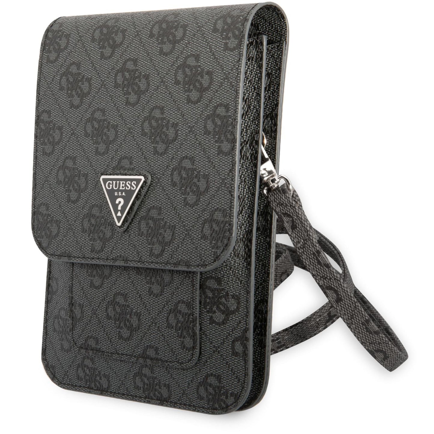 Bolso Universal para Teléfono, Guess, 4G Triangle Logo, Negro
