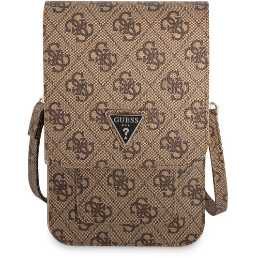 Bolso Universal para Teléfono, Guess, 4G Triangle Logo, Marrón