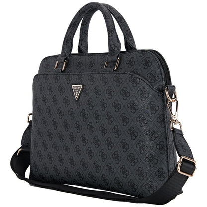 Bolso Guess 4G Triangle Logo para Laptop 15 pulgadas, Negro