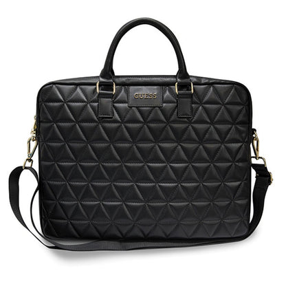 Bolso Guess Quilted para Laptop de 15 pulgadas, Negro