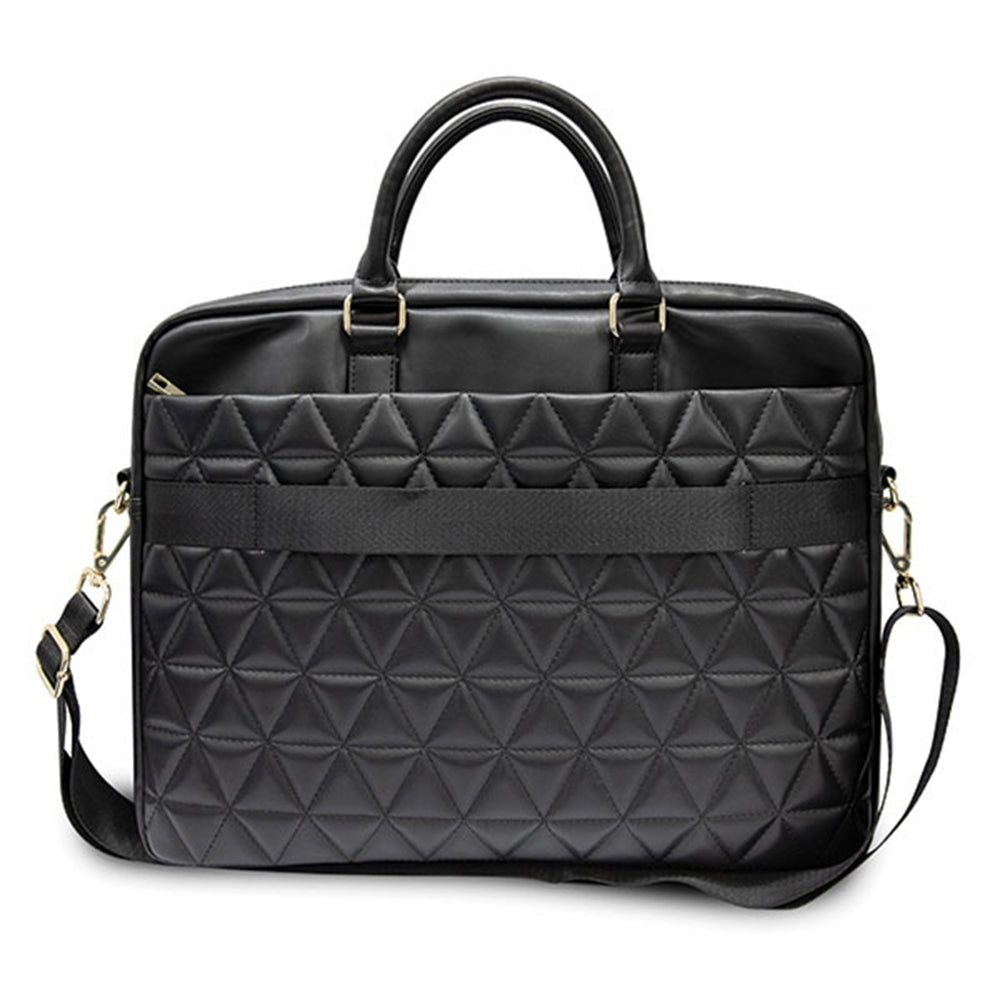 Bolso Guess Quilted para Laptop de 15 pulgadas, Negro