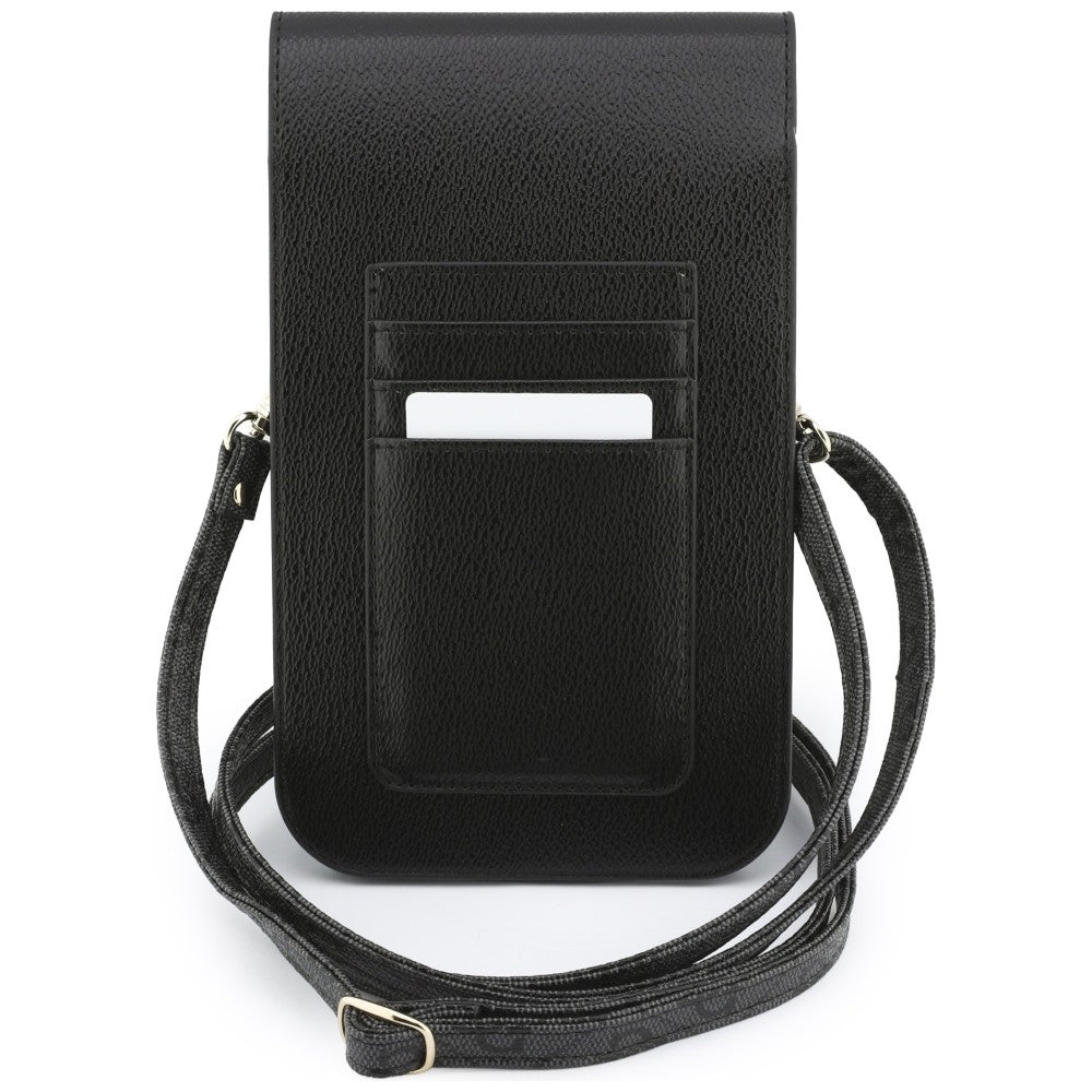 Bolso Universal para Teléfono, Guess, 4G Grained Classic Logo, Negro