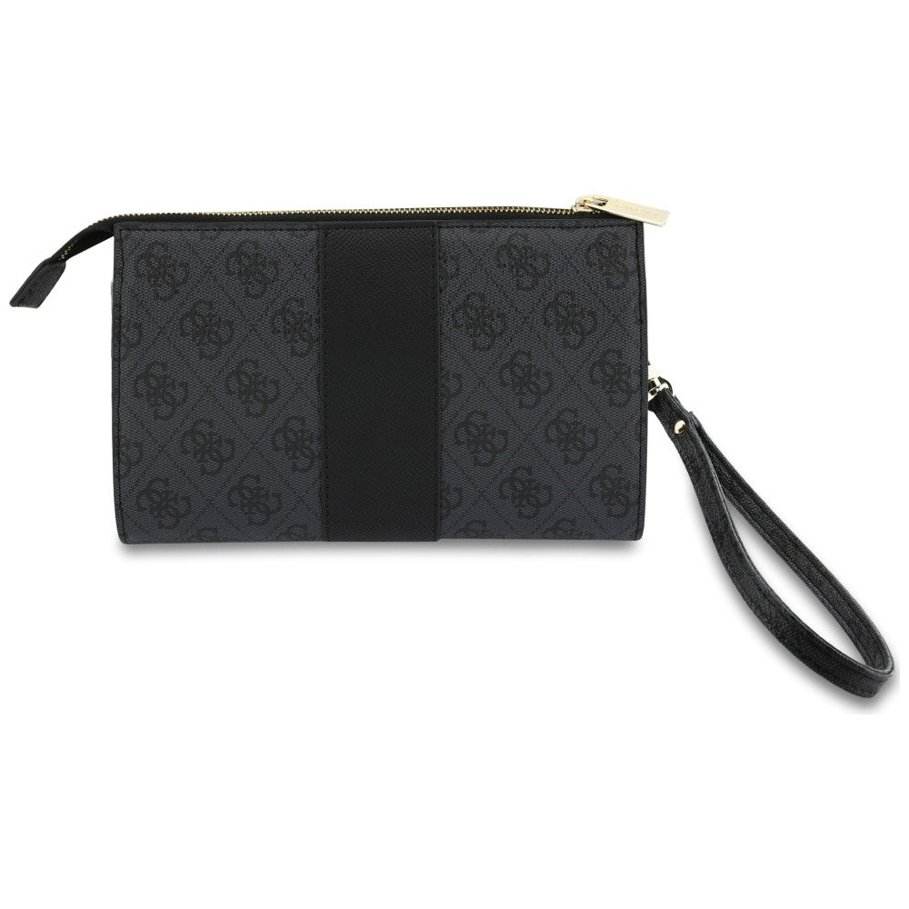 Bolso universal para teléfono, Guess, 4G Round Classic Logo Stripe, negro