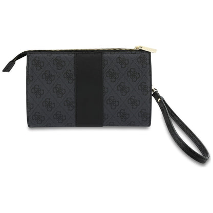 Bolso universal para teléfono, Guess, 4G Round Classic Logo Stripe, negro