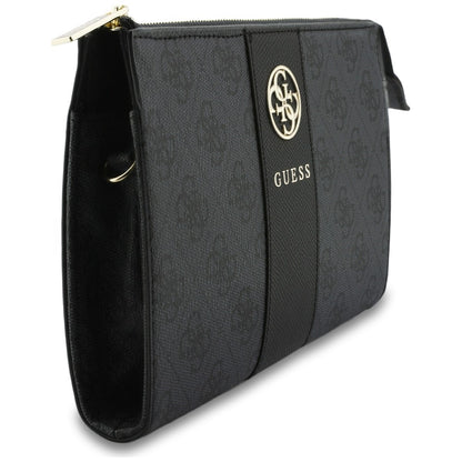 Bolso universal para teléfono, Guess, 4G Round Classic Logo Stripe, negro