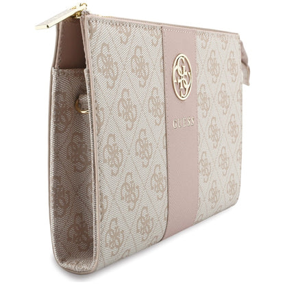 Bolso universal para teléfono, Guess, 4G Round Classic Logo Stripe, rosa