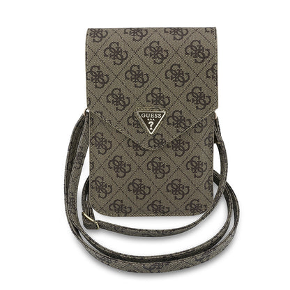 Bolso Universal para Teléfono, Guess, Fliptok Triangle 4G, Marrón
