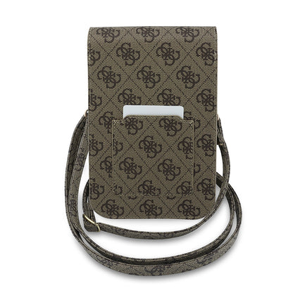 Bolso Universal para Teléfono, Guess, Fliptok Triangle 4G, Marrón