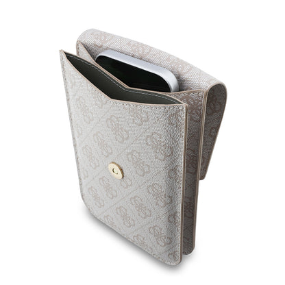 Bolso Universal para Teléfono, Guess, Fliptok Triangle 4G, Rosa