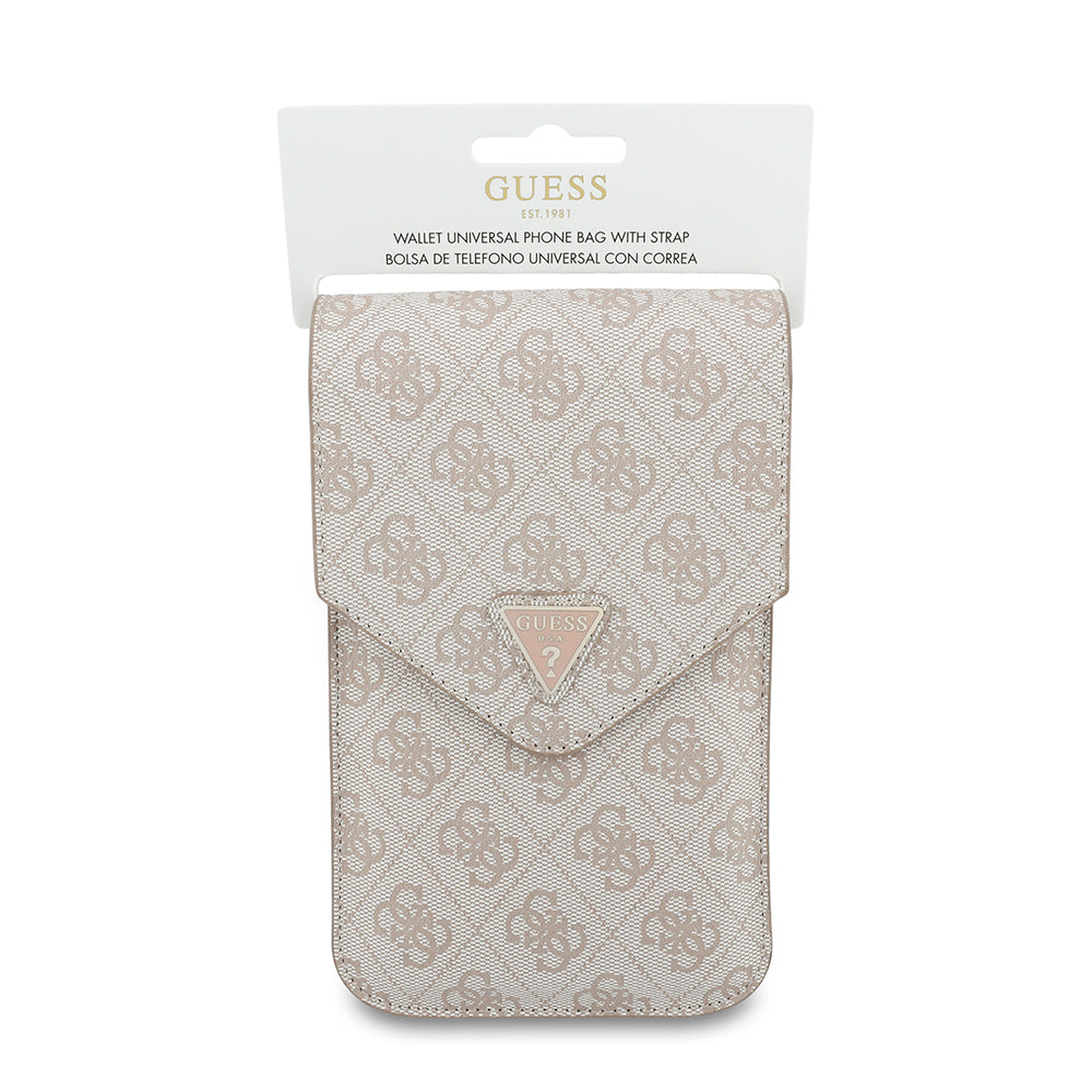 Bolso Universal para Teléfono, Guess, Fliptok Triangle 4G, Rosa