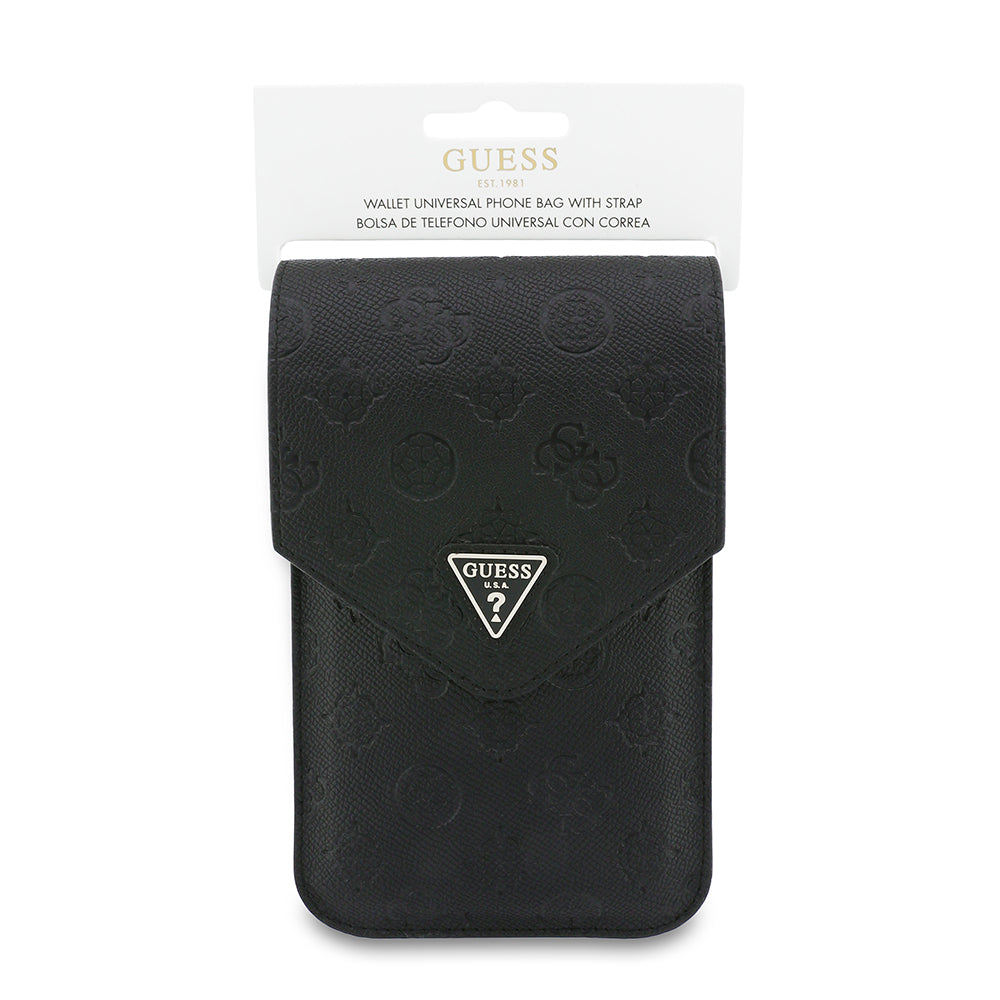 Bolso Universal para Teléfono, Guess, Grained Peony, Negro