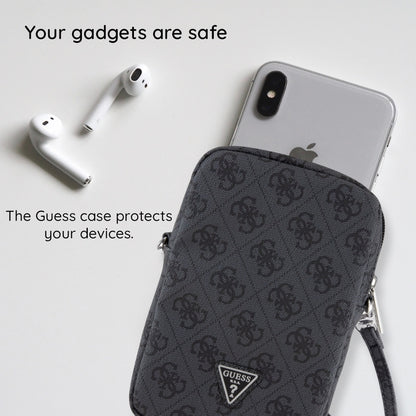 Universal Phone Bag, Guess, Triangle 4G, Black