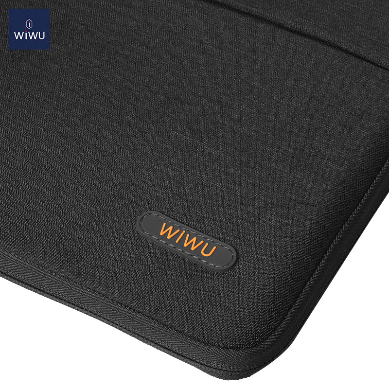 WiWu Pilot Sleeve Bolsa para portátil de 15,4 pulgadas, Negro 