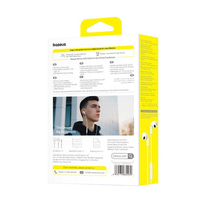 Handsfree 3.5mm Baseus Encok HZ19, Blanco A00182301213-00