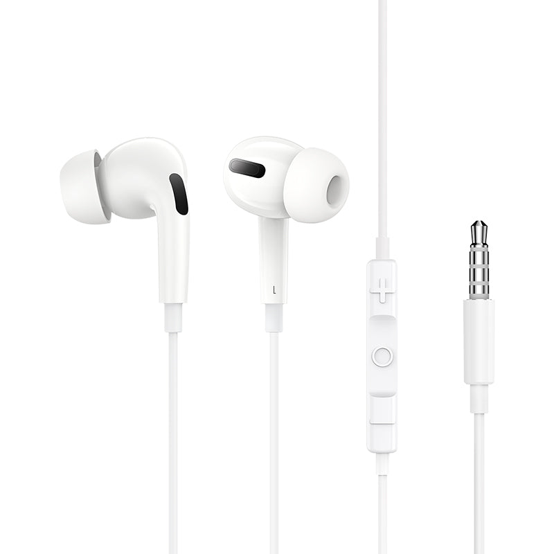 Handsfree 3.5mm Baseus Encok H18, Blanco
