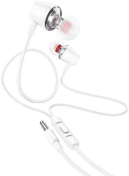 Handsfree 3.5mm HOCO M107, Blanco