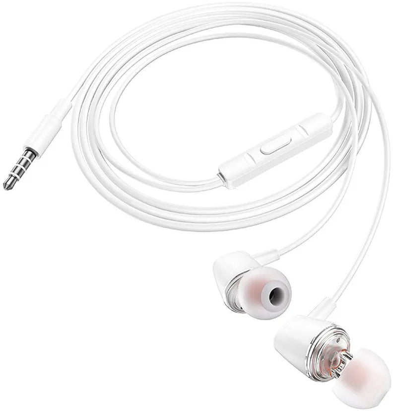Handsfree 3.5mm HOCO M107, Blanco