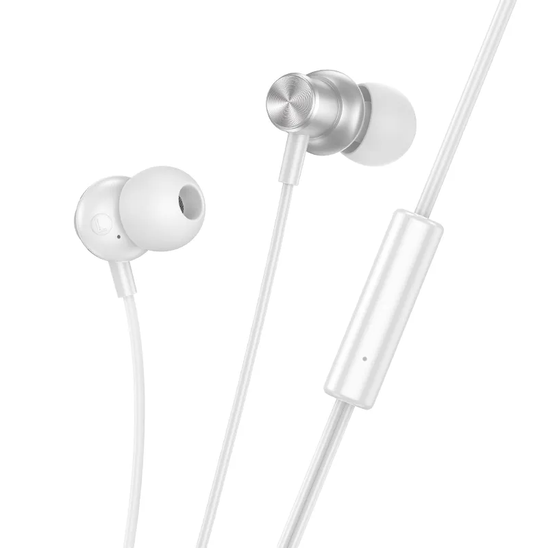 Handsfree 3.5mm HOCO M110, Plateado
