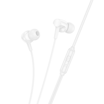 Handsfree 3.5mm HOCO M112, Blanco