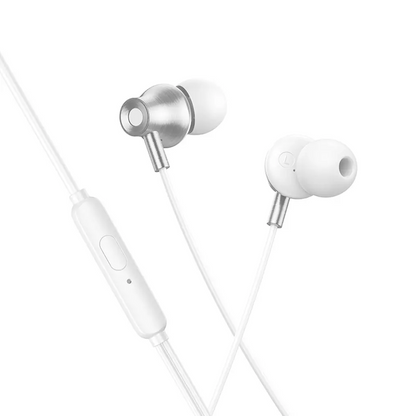 Manos libres 3.5mm HOCO M119, Plateado
