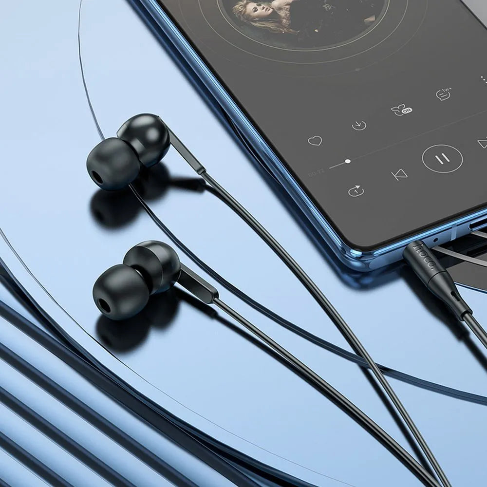 Handsfree 3.5mm HOCO M124, Negro