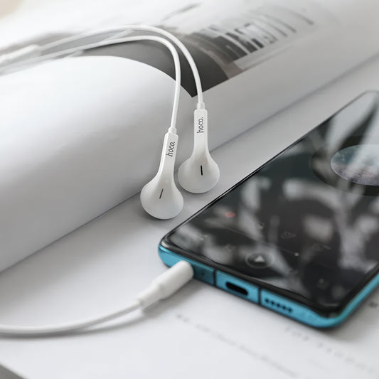 Handsfree 3.5mm HOCO M73, Blanco