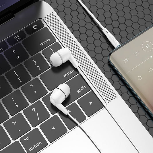 Handsfree 3.5mm HOCO M97, Blanco