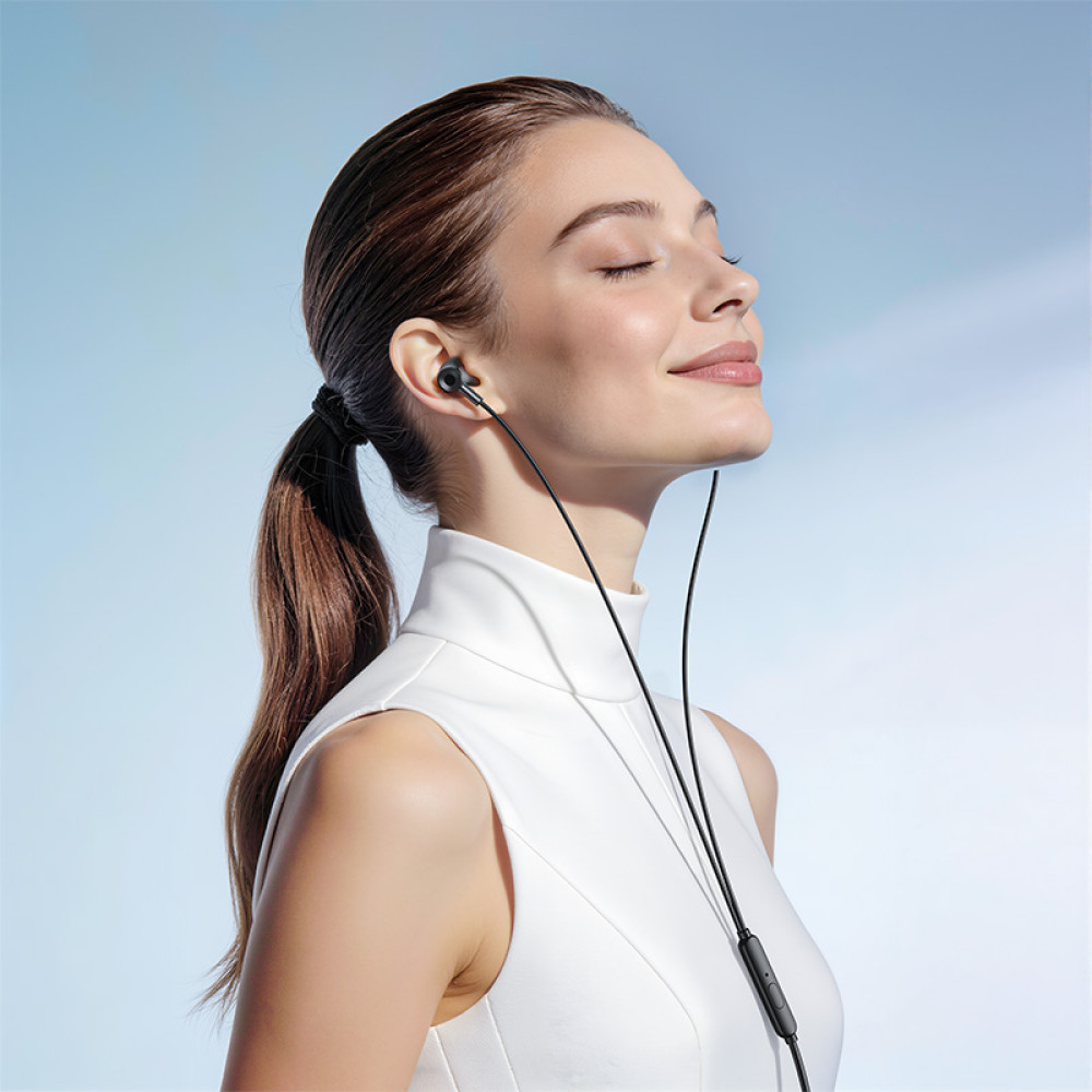 Manos libres 3.5mm / USB-C HOCO M119A, Negro