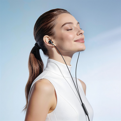 Manos libres 3.5mm / USB-C HOCO M119A, Negro
