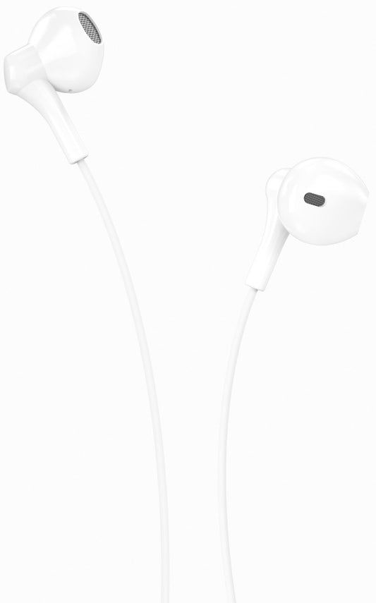 Handsfree 3.5mm XO Design EP39, Blanco