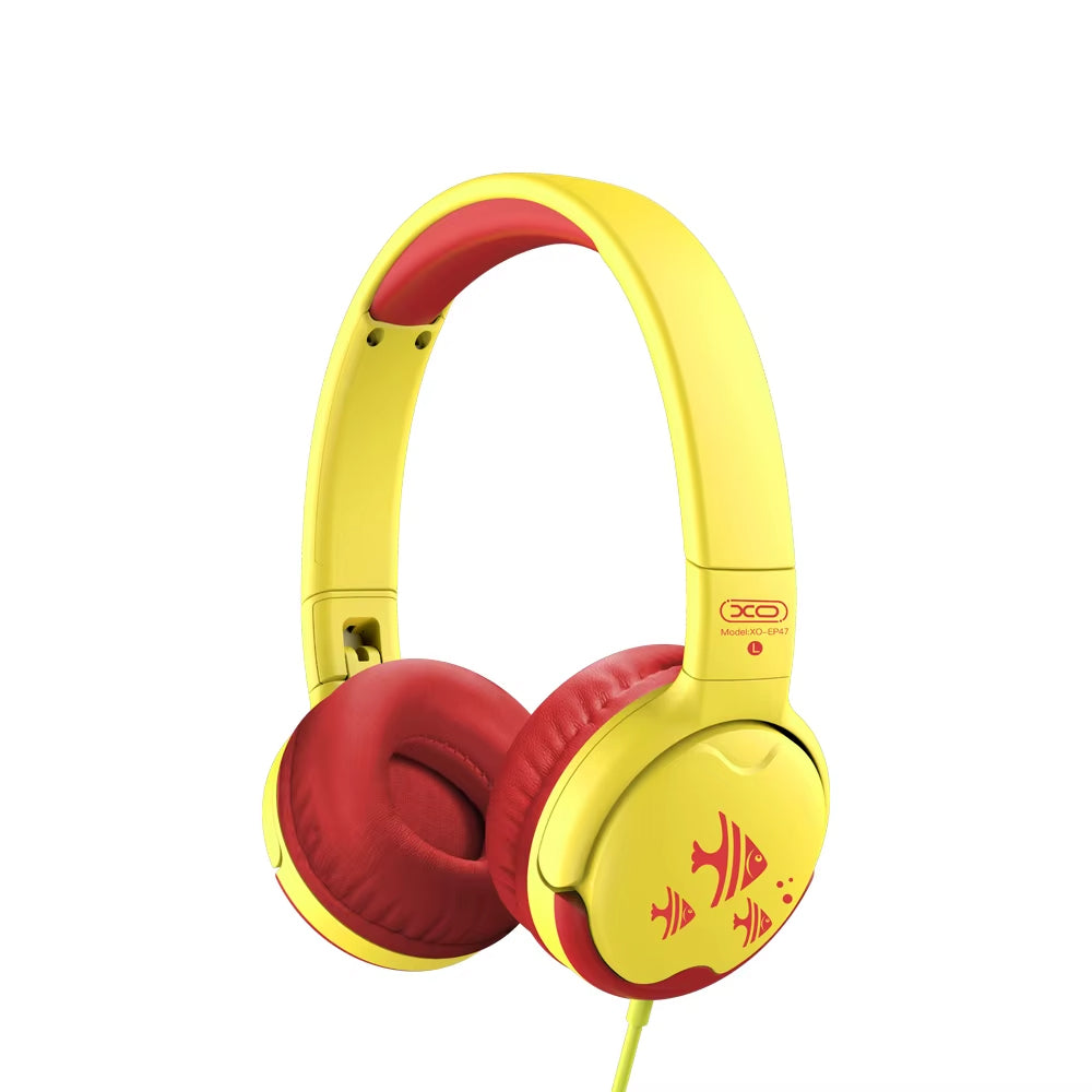Auriculares 3.5mm XO Design EP47 Study Kids, Amarillos