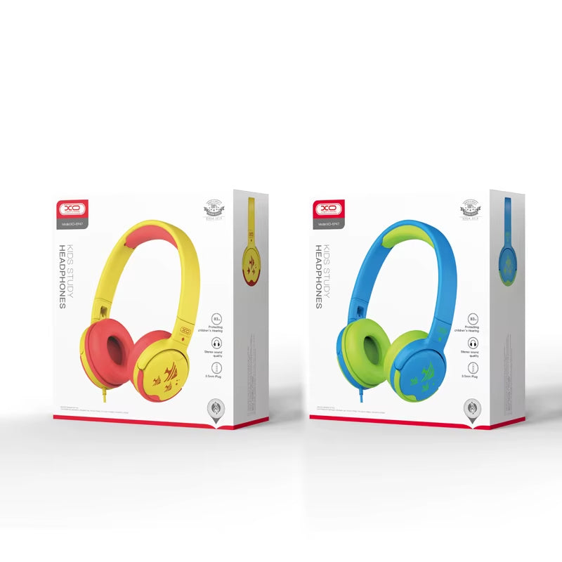 Auriculares 3.5mm XO Design EP47 Study Kids, Amarillos