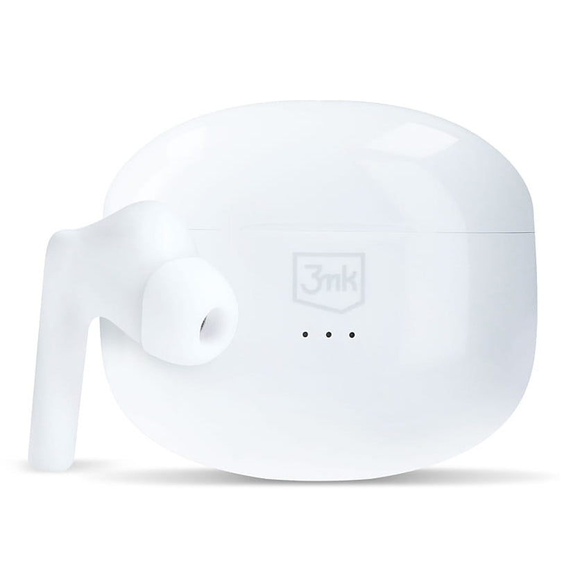 Manos libres Bluetooth 3MK LIFEPODS, TWS, ANC, Blanco