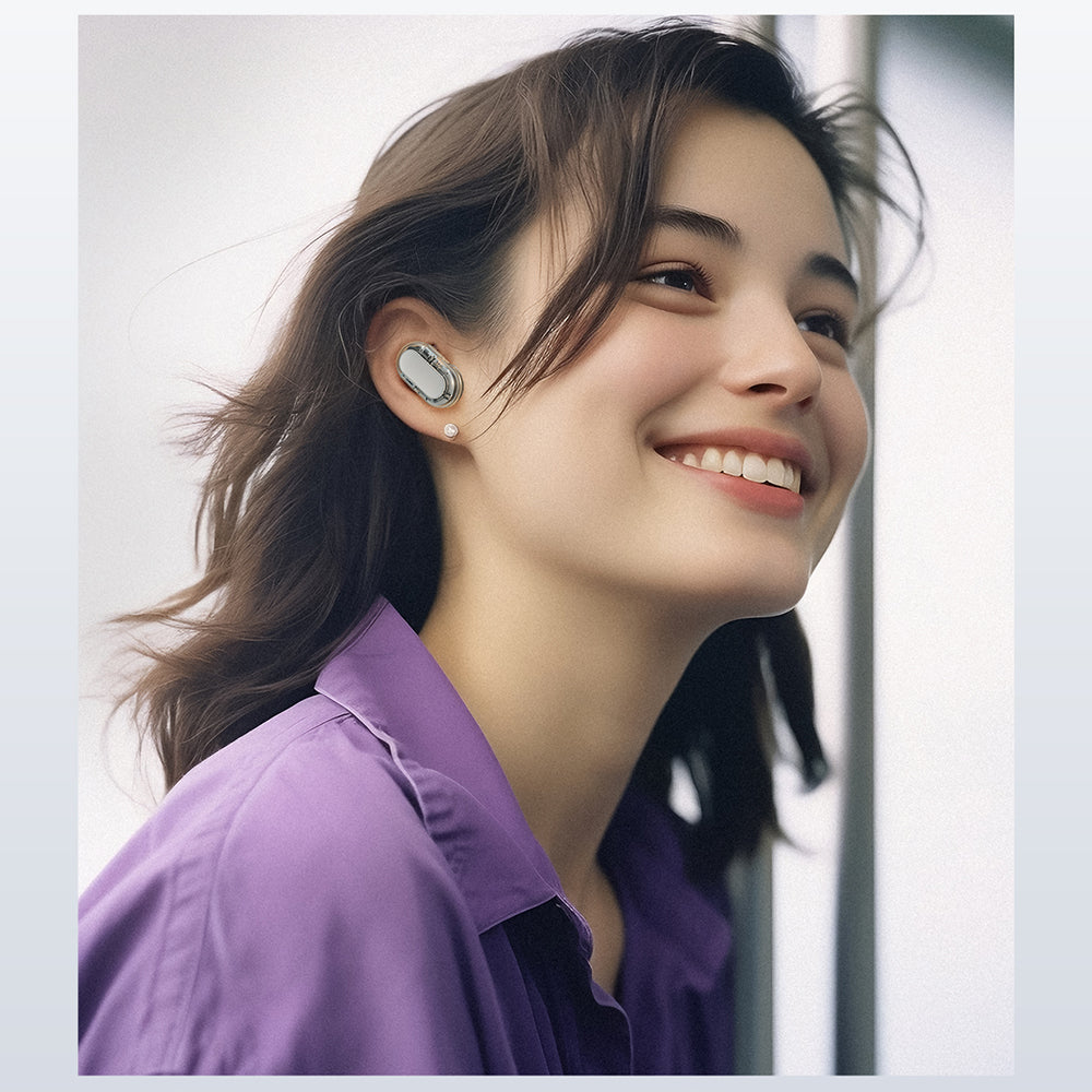 Manos libres Bluetooth Acefast Acefit Neo, TWS, Blanco
