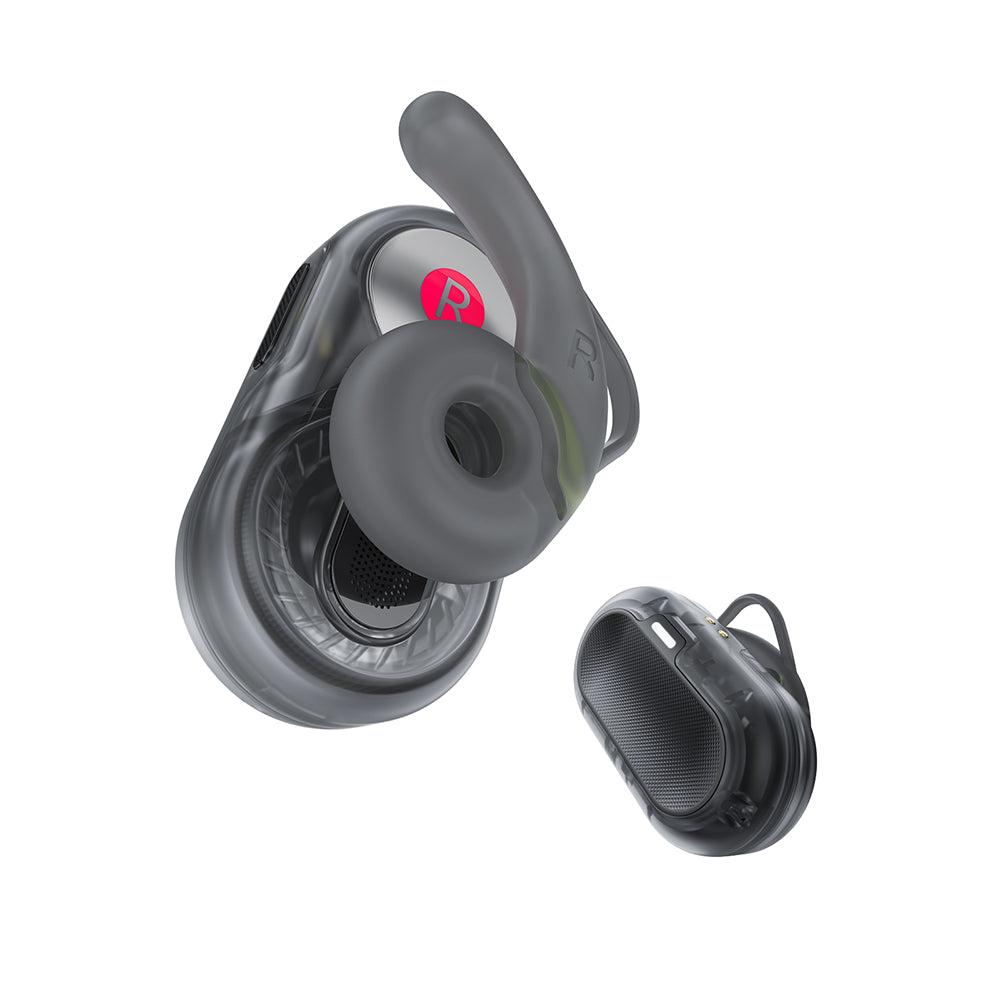Manos libres Bluetooth Acefast Acefit Neo, TWS, Negro