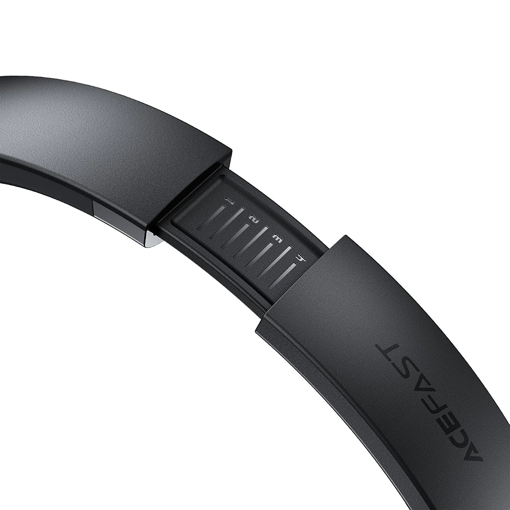 Manos libres Bluetooth Acefast H10, A2DP, Negro