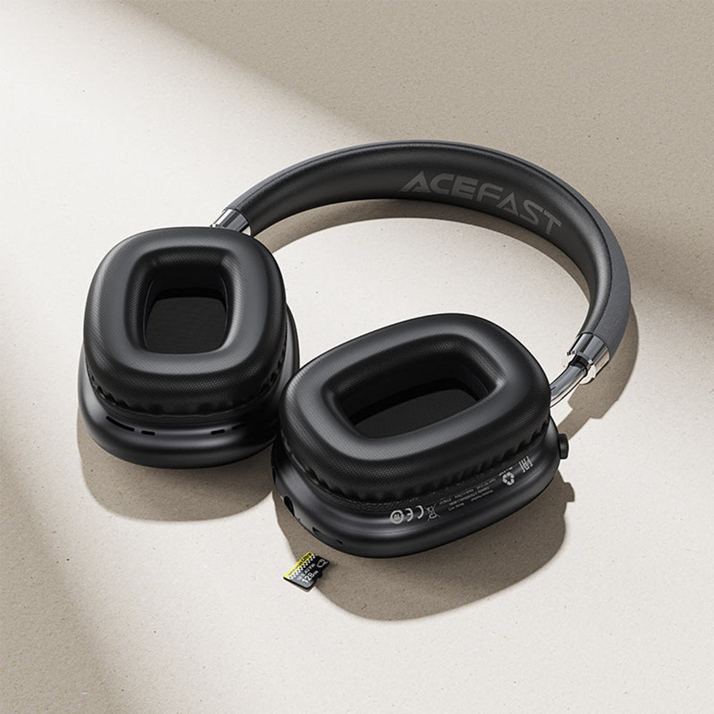 Manos libres Bluetooth Acefast H13, A2DP, Negro