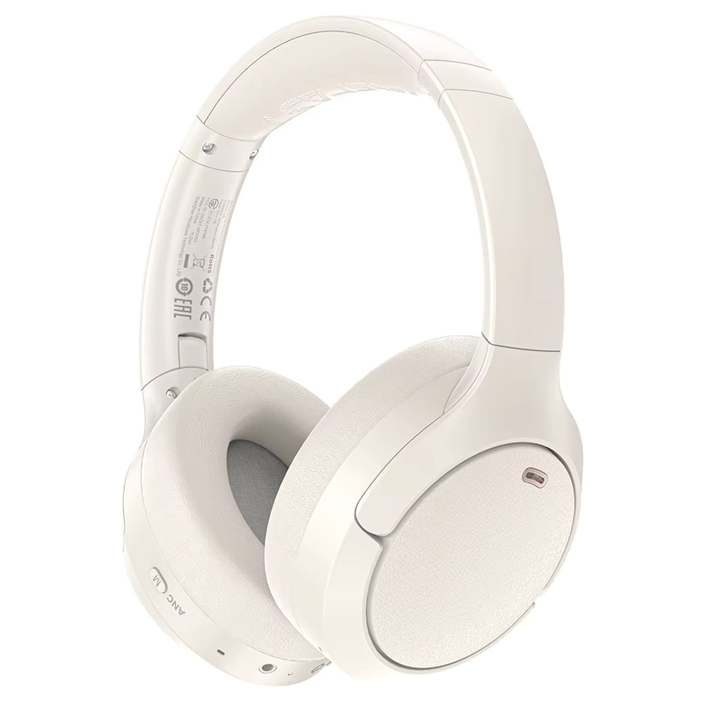 Manos libres Bluetooth Acefast H6, A2DP, ANC, Blanco