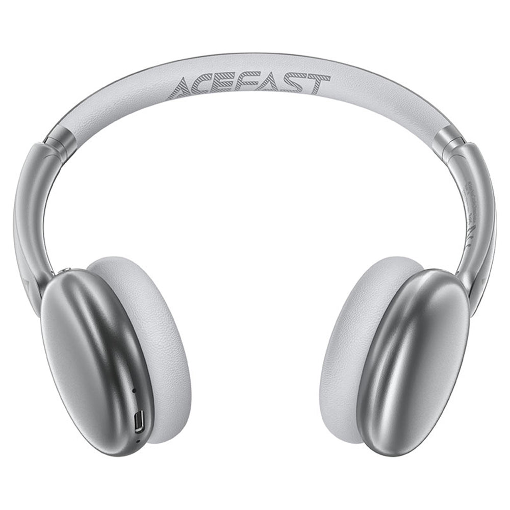 Manos libres Bluetooth Acefast H8, A2DP, ANC, Plateado