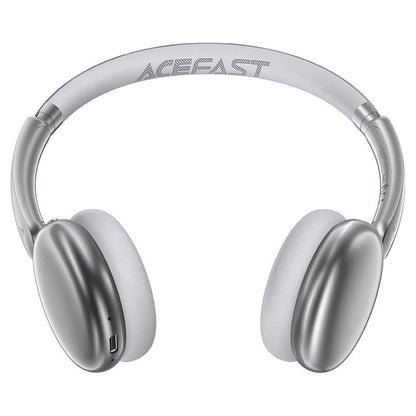 Manos libres Bluetooth Acefast H8, A2DP, ANC, Plateado