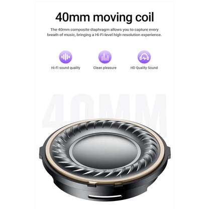 Manos libres Bluetooth Acefast H8, A2DP, ANC, Mov
