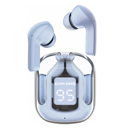 Manos libres Bluetooth Acefast T6, TWS, Azul
