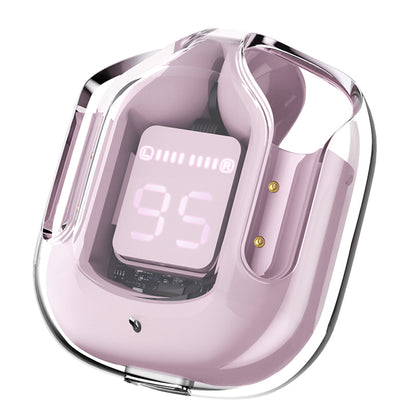 Manos libres Bluetooth Acefast T6, TWS, Rosa