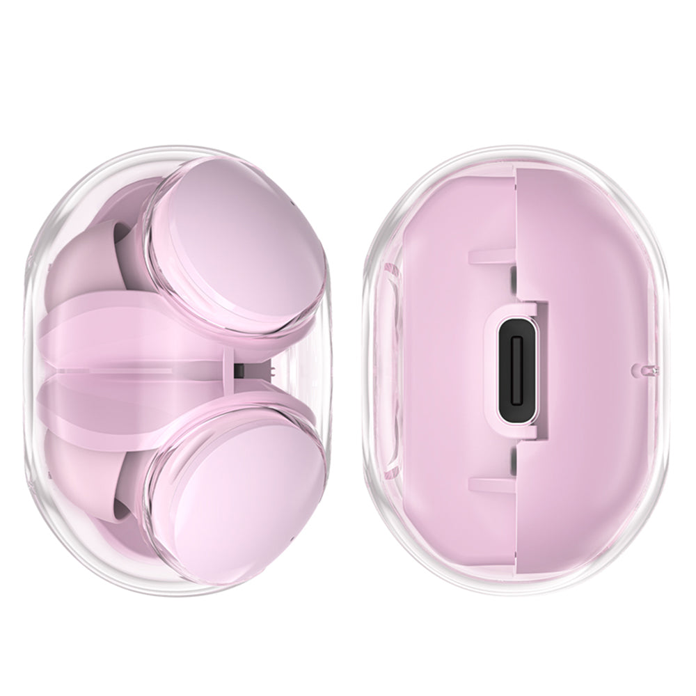 Manos libres Bluetooth Acefast T6, TWS, Rosa
