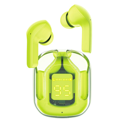 Manos libres Bluetooth Acefast T6, TWS, Verde