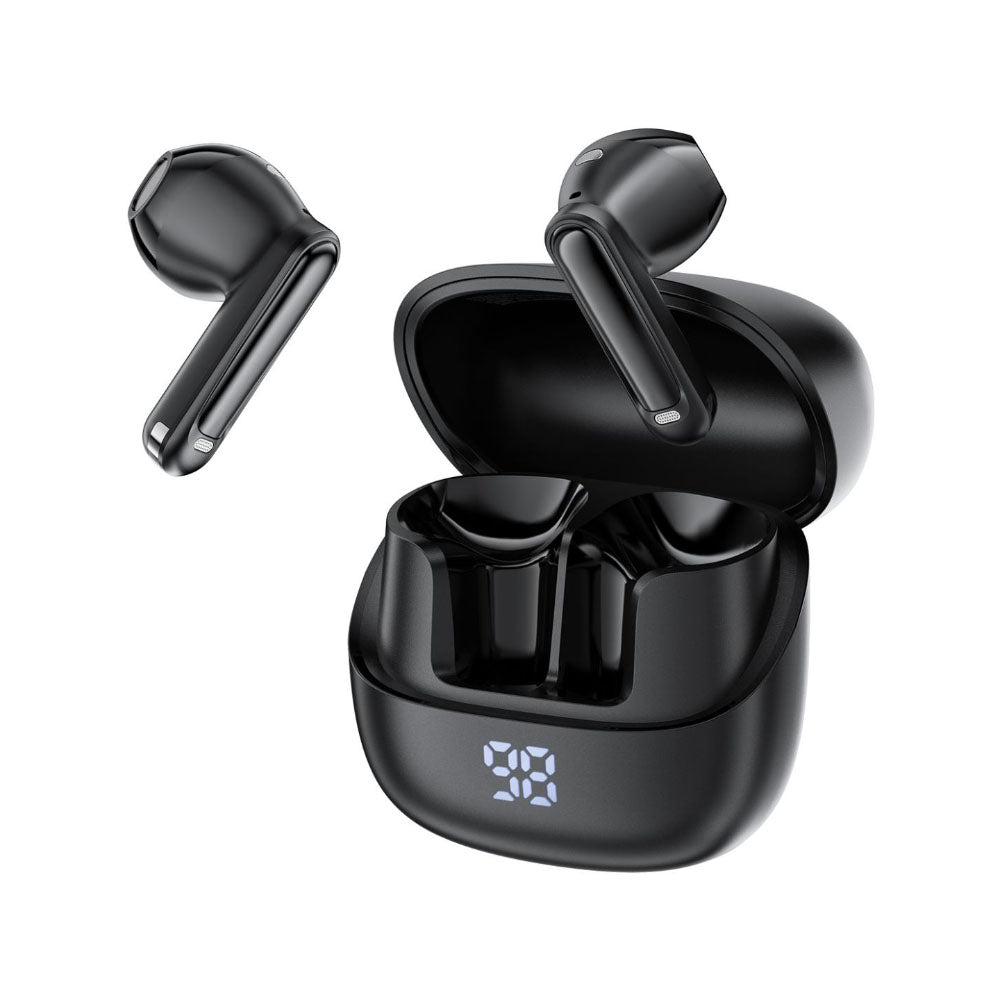 Manos libres Bluetooth Acefast W2, TWS, Negro