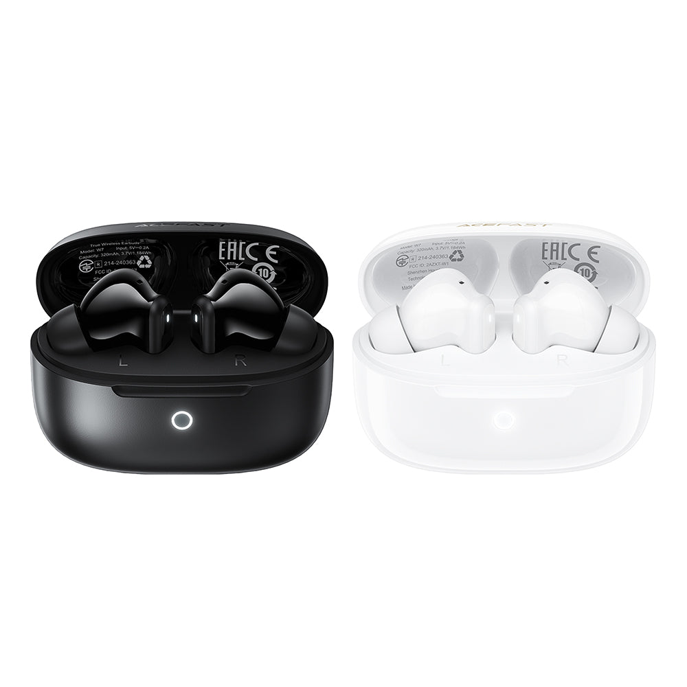 Manos libres Bluetooth Acefast W7, TWS, Negro