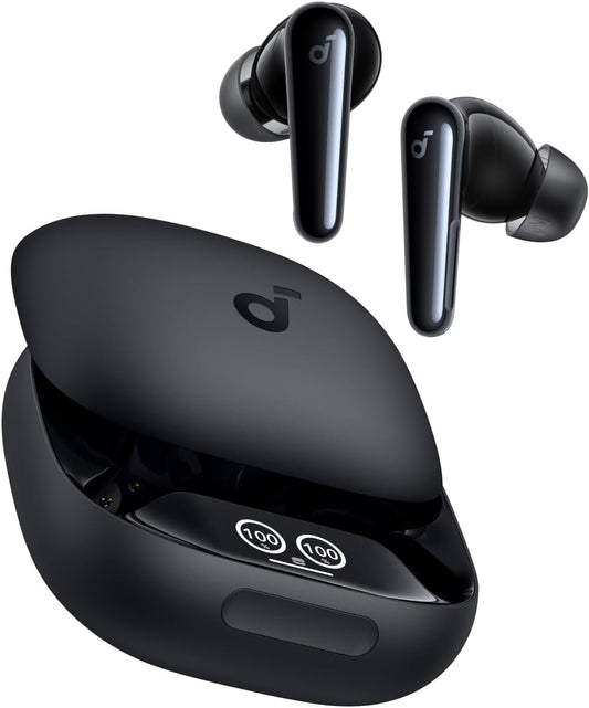 Manos libres Bluetooth Anker SoundCore Liberty 4 Pro, TWS, ANC, Negro A3954G11
