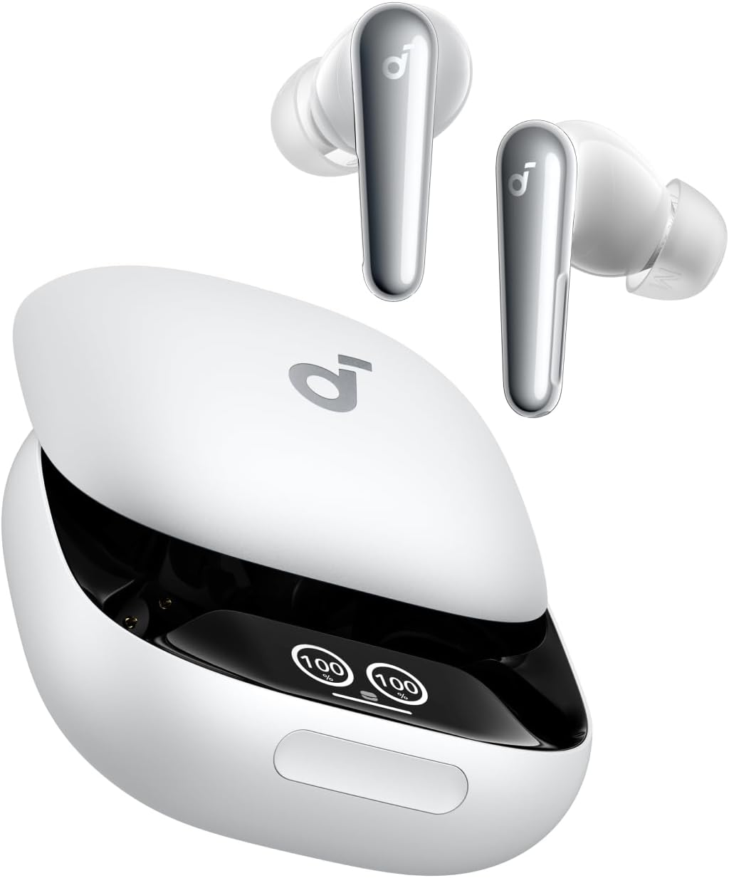 Manos libres Bluetooth Anker SoundCore Liberty 4 Pro, TWS, ANC, Blanco A3954G21