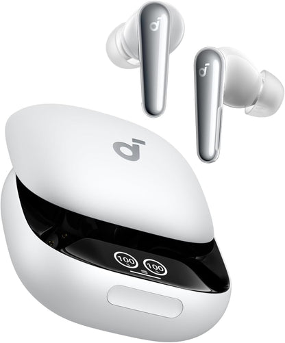 Manos libres Bluetooth Anker SoundCore Liberty 4 Pro, TWS, ANC, Blanco A3954G21